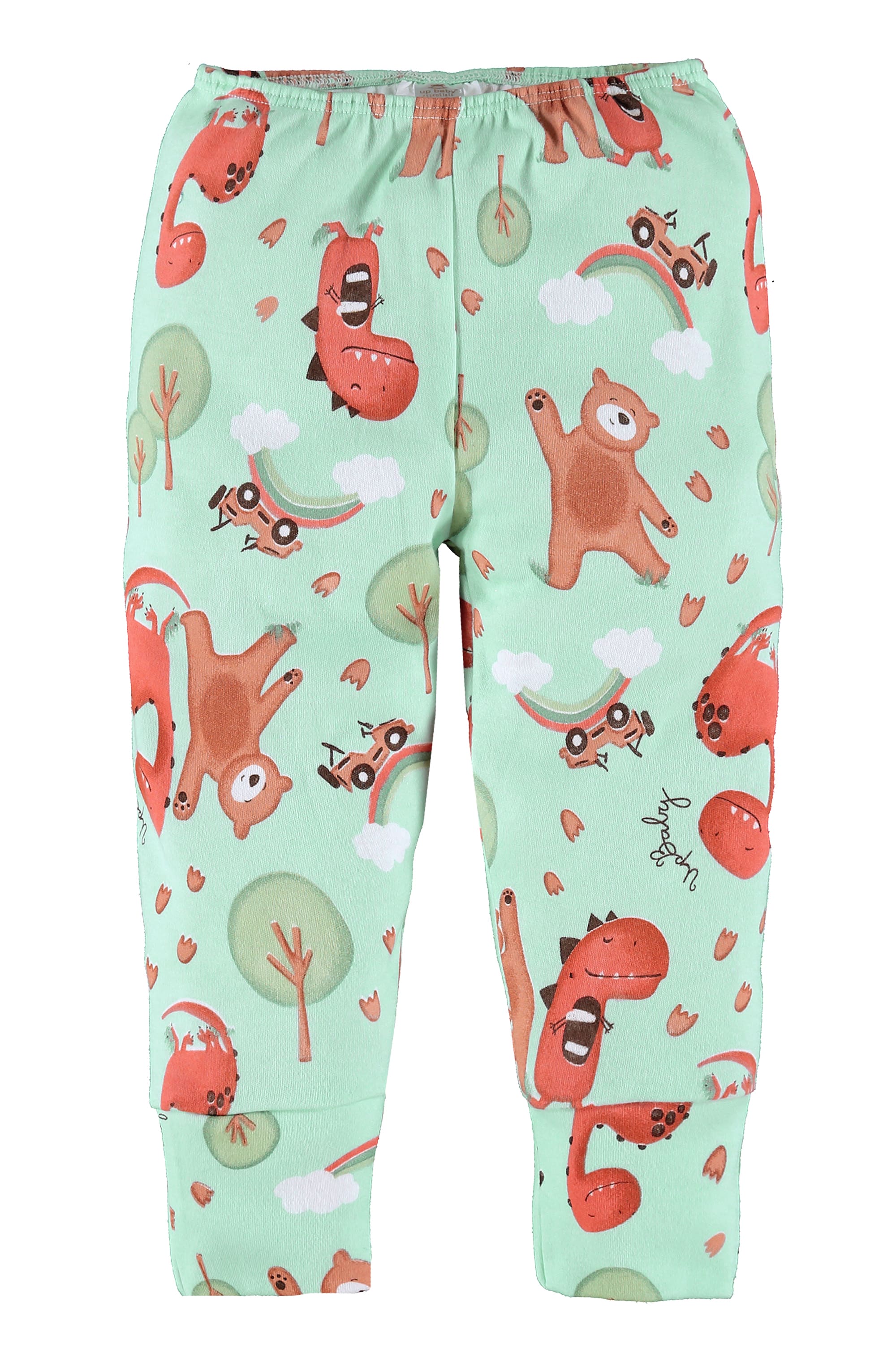 Calça para Bebês em Suedine (Branco) Up Baby