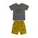 Conjunto-Infantil-Masculino-com-Camiseta-e-Bermuda-Enjoy-Life--Cinza--Bee-Loop