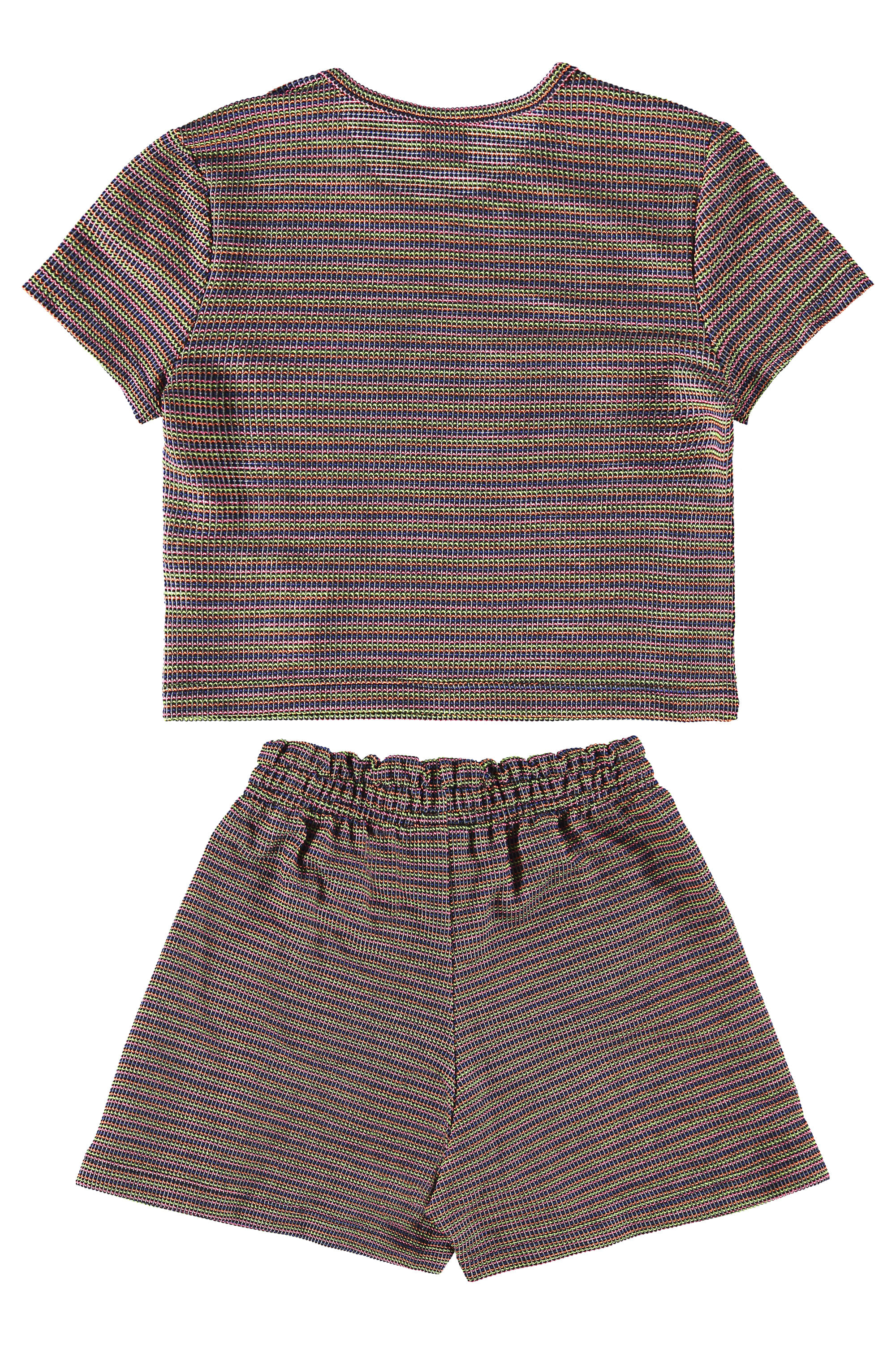 Conjunto em Tricot com Blusa Cropped e Short (Marrom) Gloss - Imagem 5