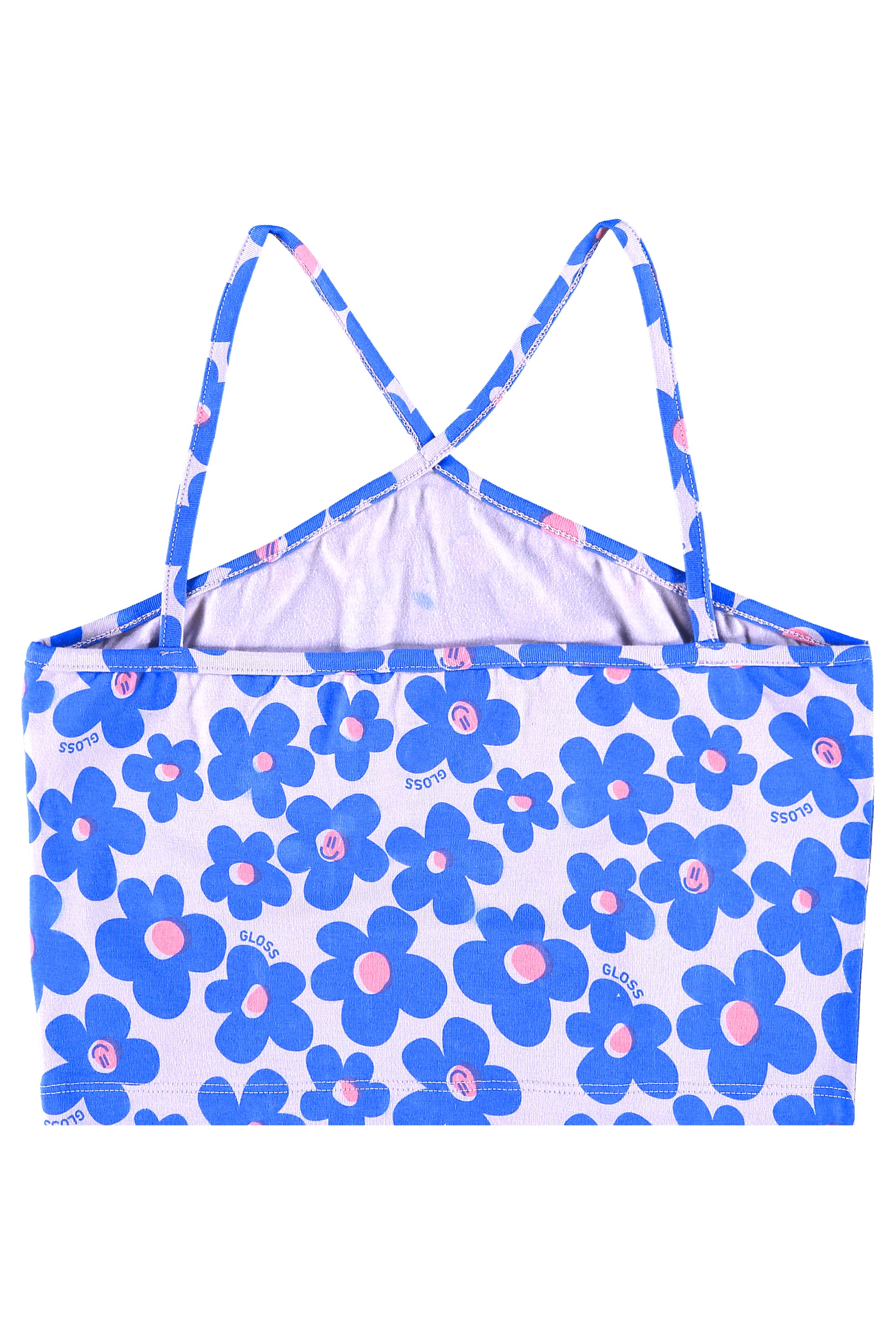 Top Cropped Juvenil em Cotton (Roxo) Gloss - Imagem 4