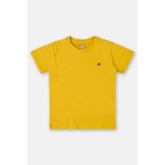 Camiseta-Manga-Curta-Basica-de-Menino--Amarelo--Up-Baby