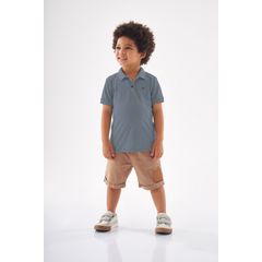 Camisa-Polo-Texturizada--Cinza--Up-Baby