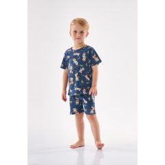Pijama-de-Verao-Infantil-Menino--Azul--Up-Baby