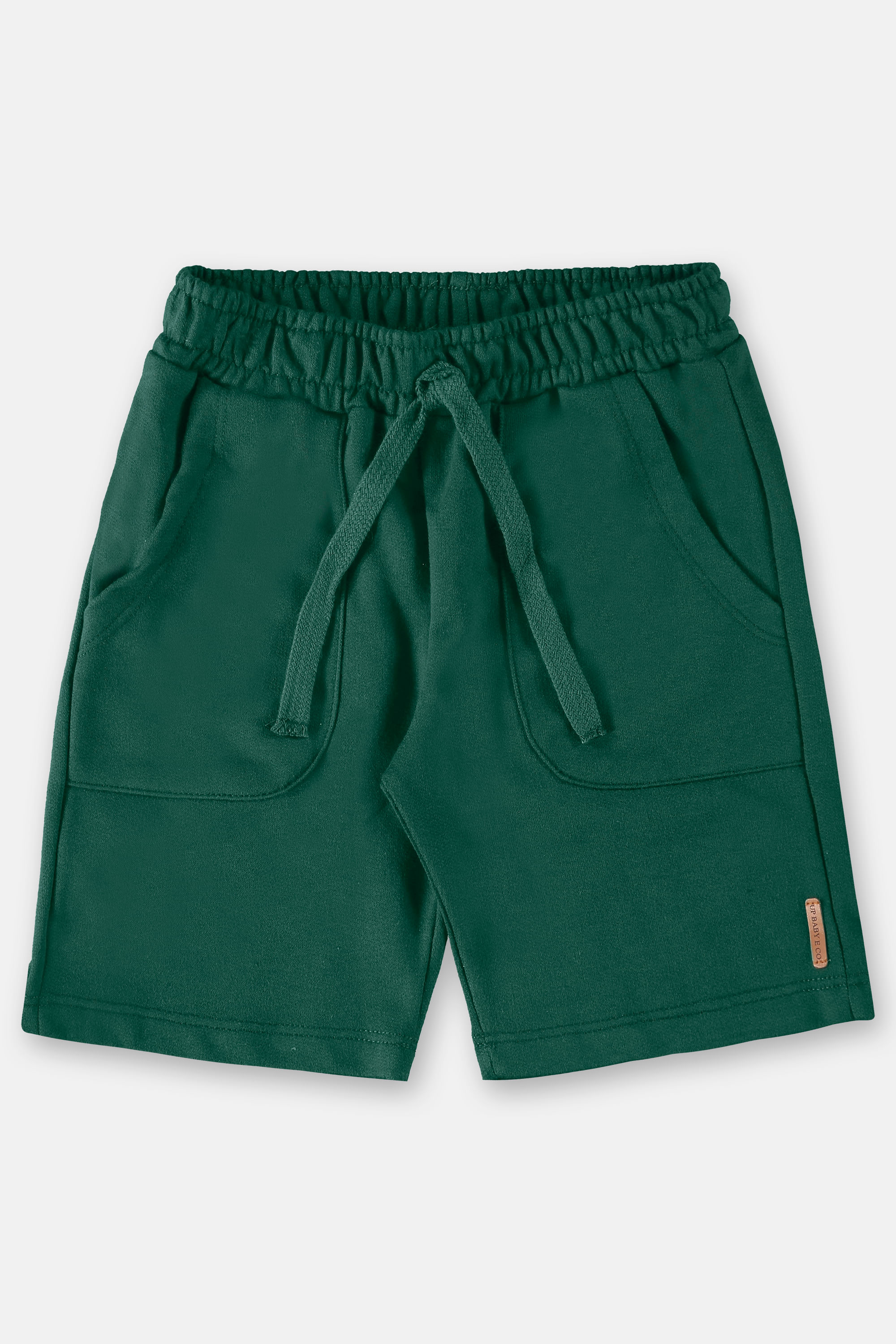 Bermuda Infantil Básica em Moletom (Verde) Up Baby