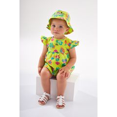 Bucket-Hat-Infantil-Para-Menina--Verde--Up-Baby