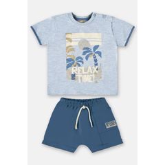 Conjunto-Menino-Camiseta-e-Bermuda--Azul--Up-Baby