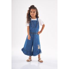 Jardineira-em-Jeans-Infantil-Menina--Azul--Up-Baby