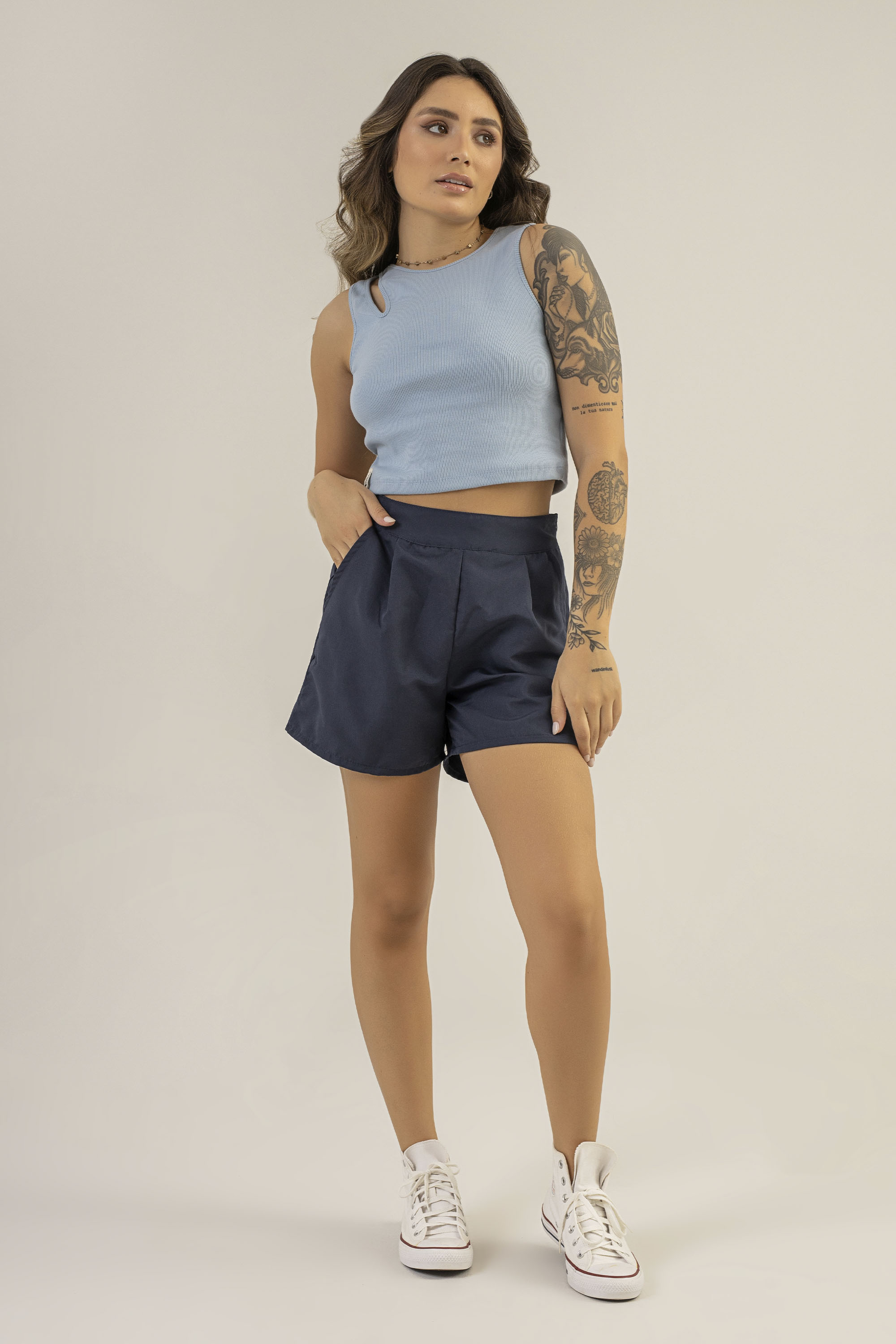 Short Feminino Básico (Azul) The Philippines