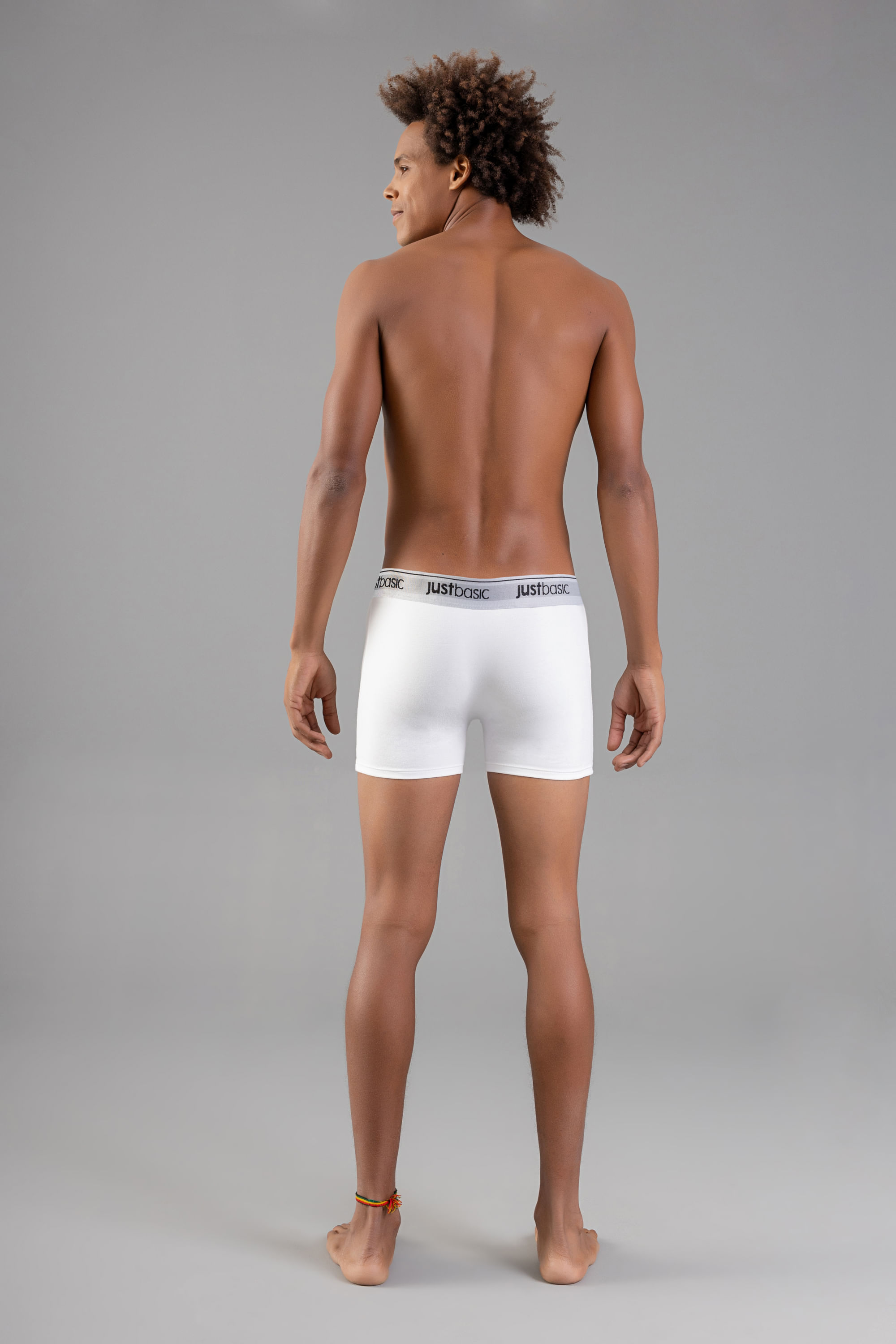 Cueca Básica em Cotton (Branco) Just Basic - Imagem 2