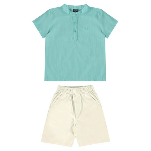 Conjunto-Camisa-Portugues-e-Bermuda-Infantil--Verde--Guloseima