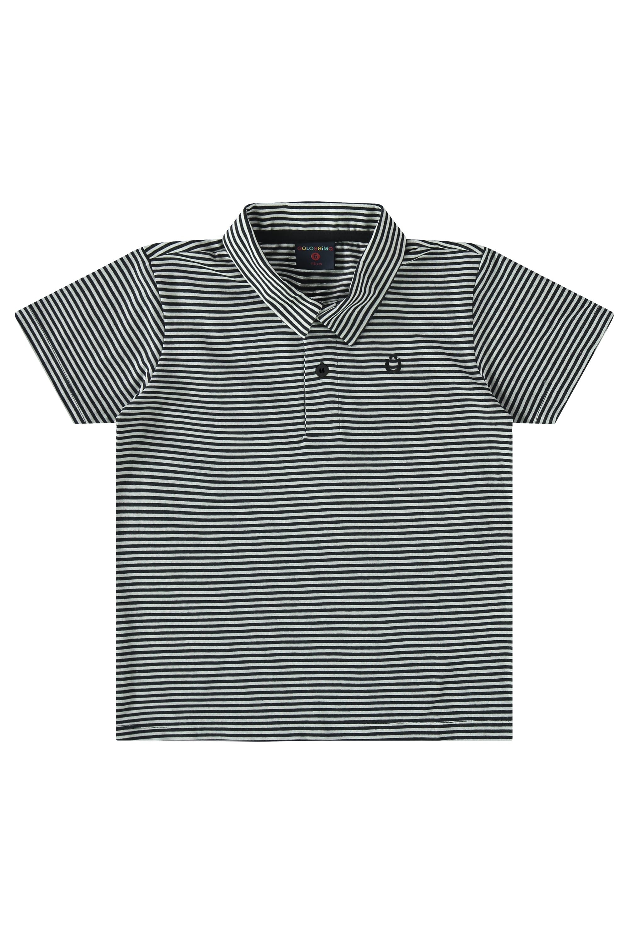 Conjunto Polo e Bermuda Infantil (Preto) Guloseima - Imagem 3