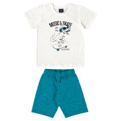 Conjunto-Camiseta-Manga-Curta-e-Bermuda-Infantil--Branco--Guloseima-