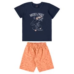 Conjunto-Camiseta-Manga-Curta-e-Bermuda-Infantil--Azul--Guloseima