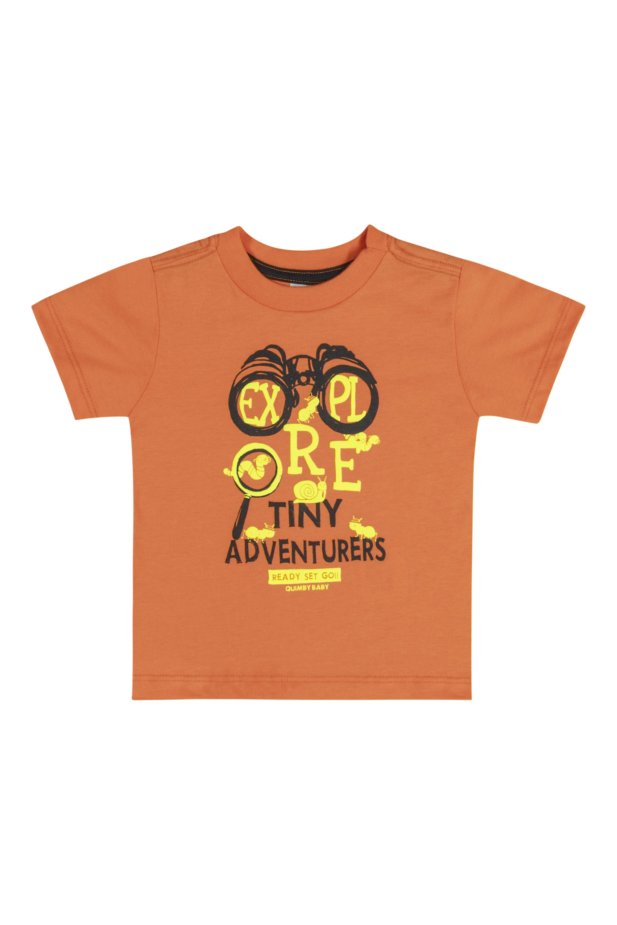 Conjunto Tiny Adventures para Bebê Menino (Laranja) Quimby - Imagem 2