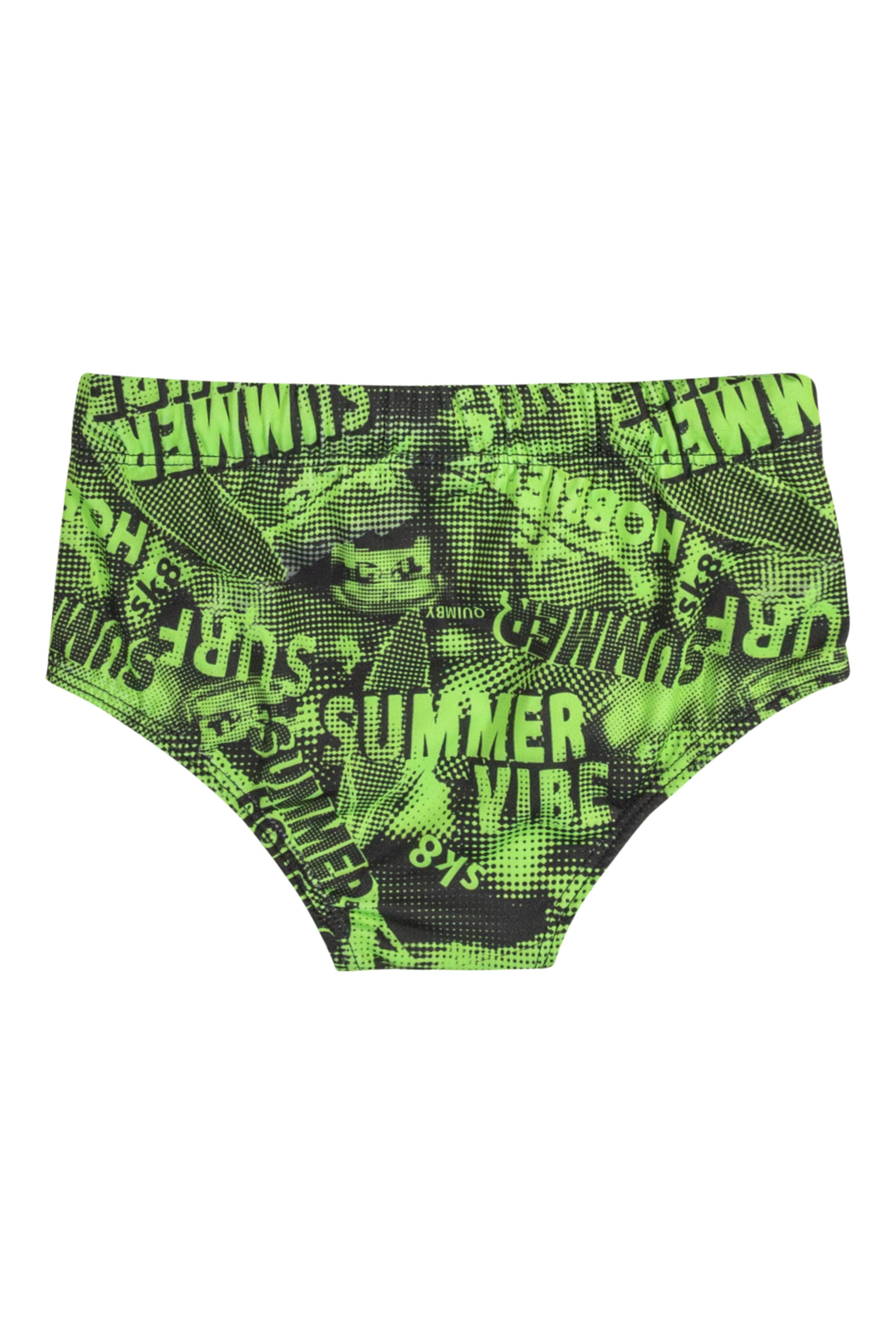 Sunga Infantil com Proteção FPS +50 (Verde) Quimby - Imagem 2