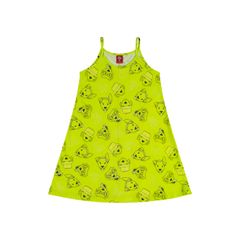 Vestido-de-Alcinha-Infantil-Estampado--Verde--Bee-Loop