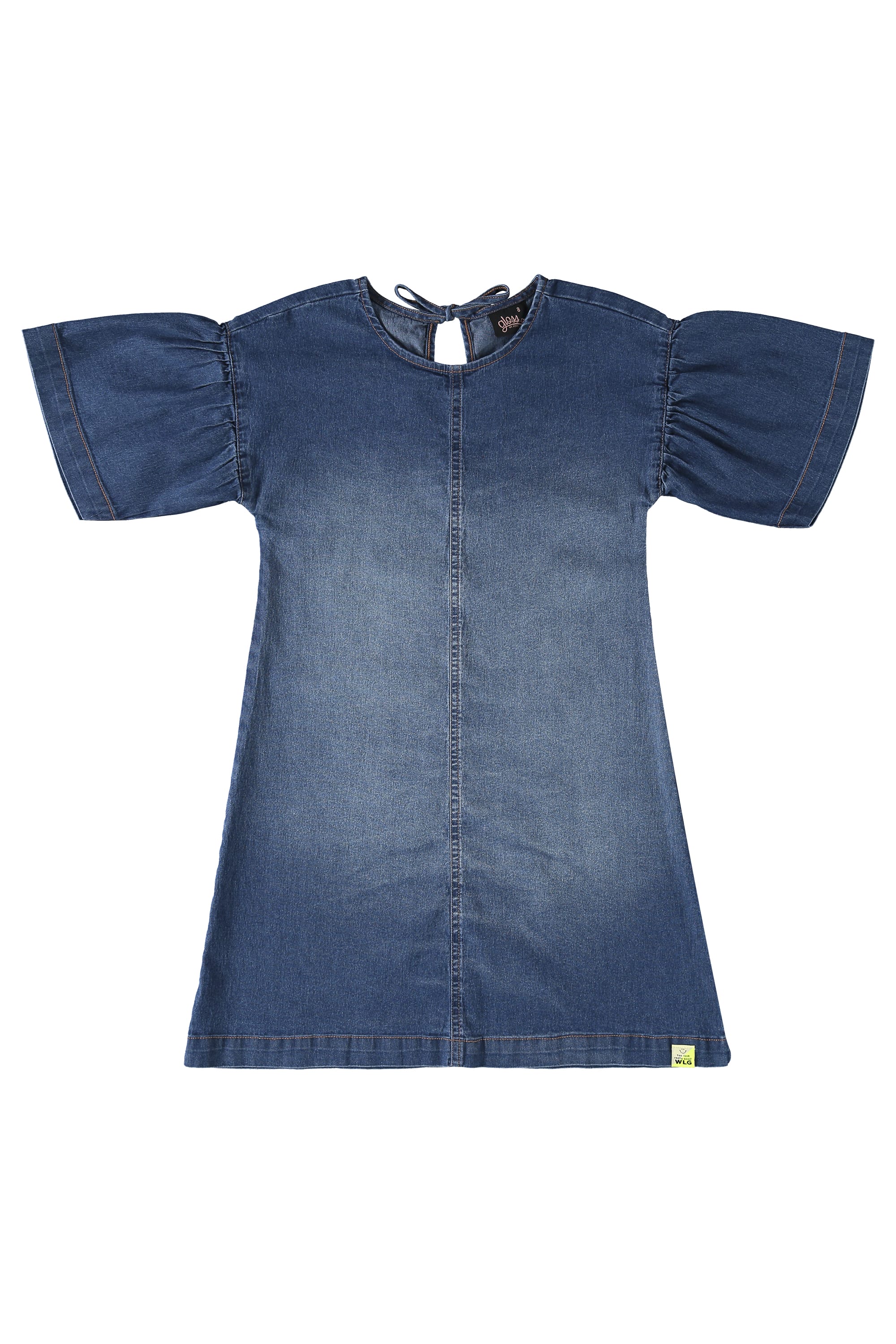 Vestido Manga Curta em Jeans (Azul) Gloss - Imagem 2