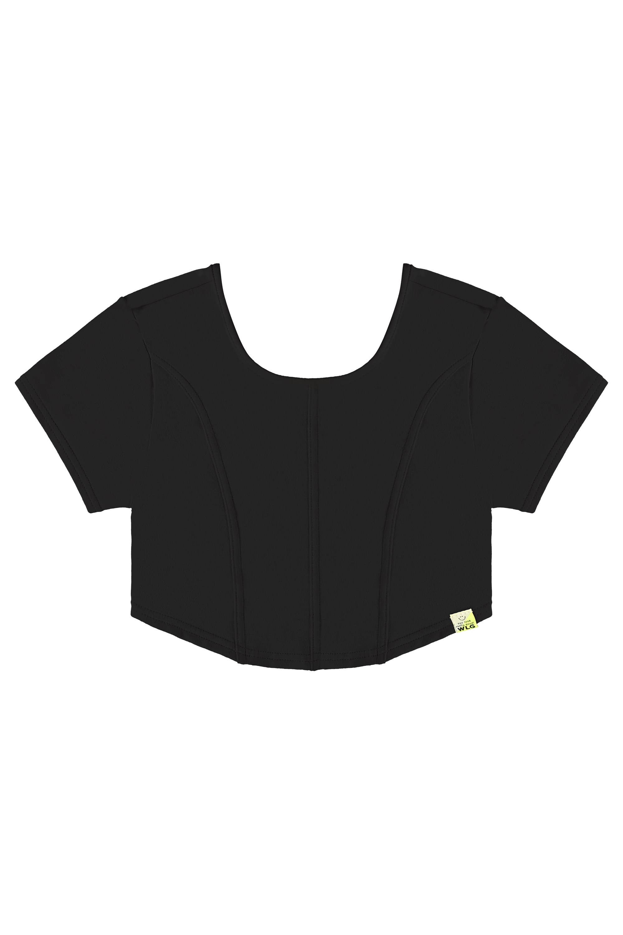 Blusa Corselet Infantil (Preto) Gloss - Imagem 2