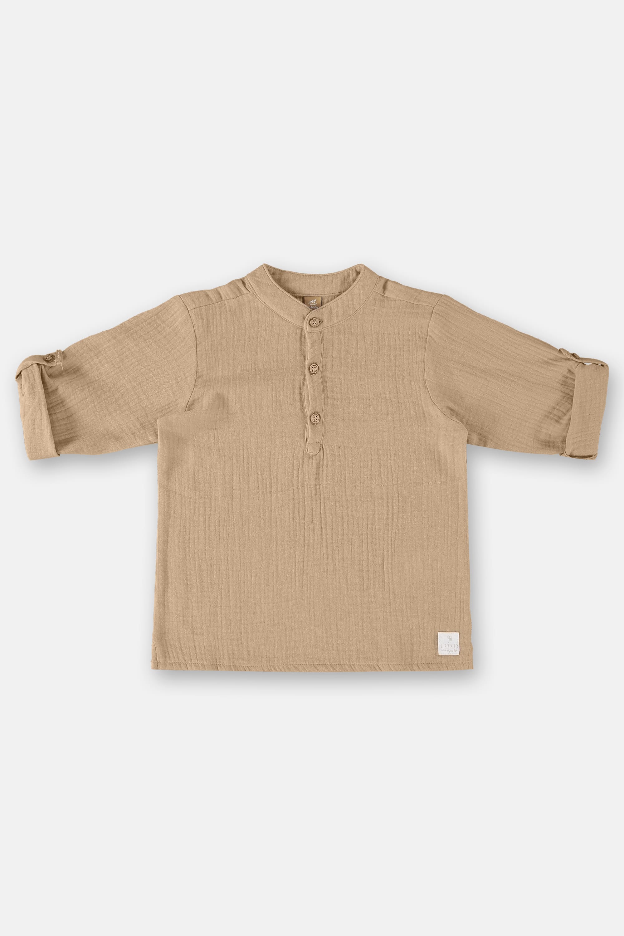 Bata Infantil para Menino (Bege) Up Baby - Imagem 2