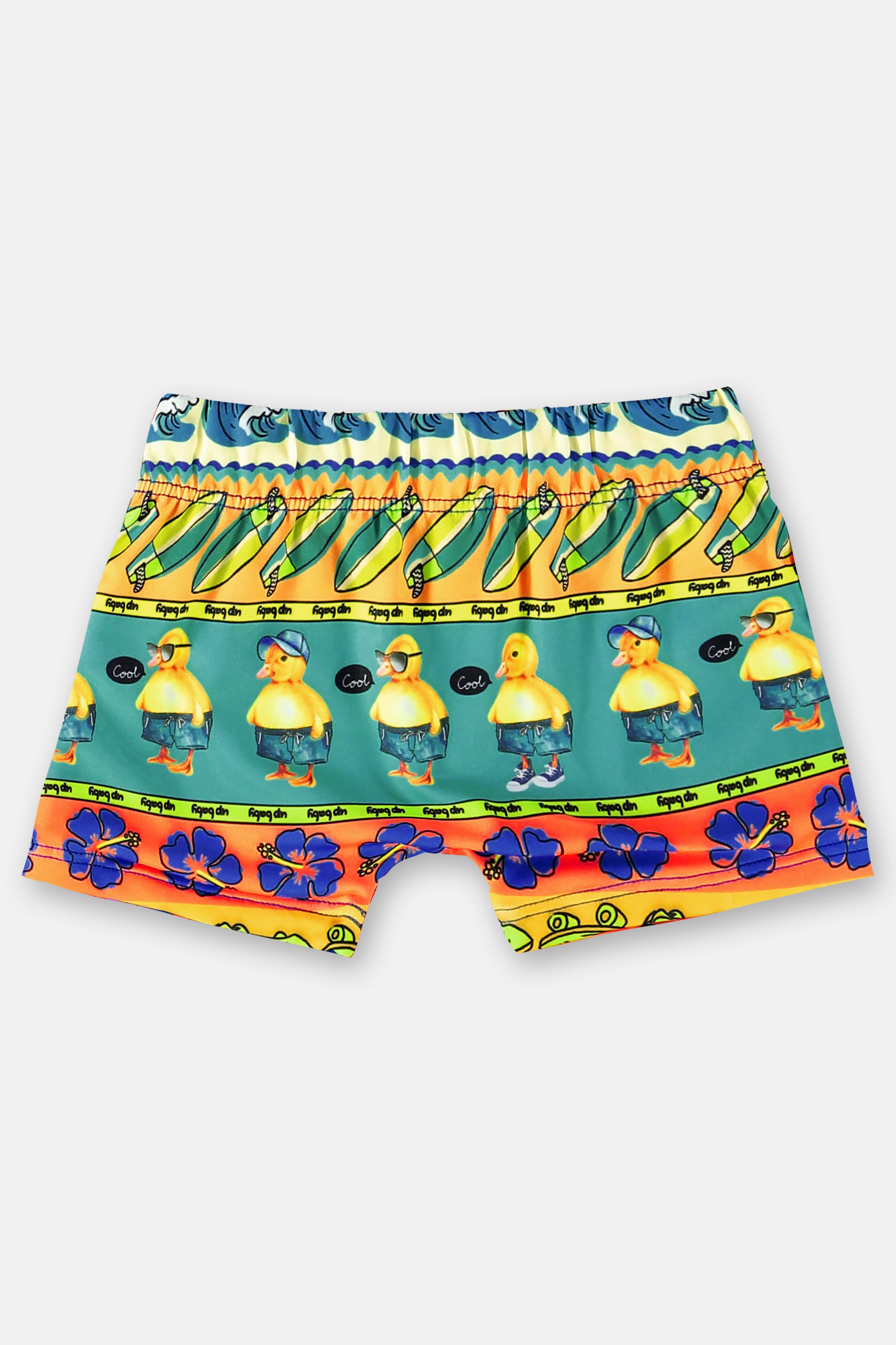Sunga Boxer Petals and Ducks Infantil (Verde) Up Baby