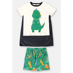 Pijama-Curto-Dino-Dreams-Infantil--Off-White--Up-Baby