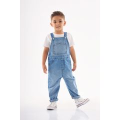 Jardineira-Jeans-Unissex-Infantil--Azul--Up-Baby