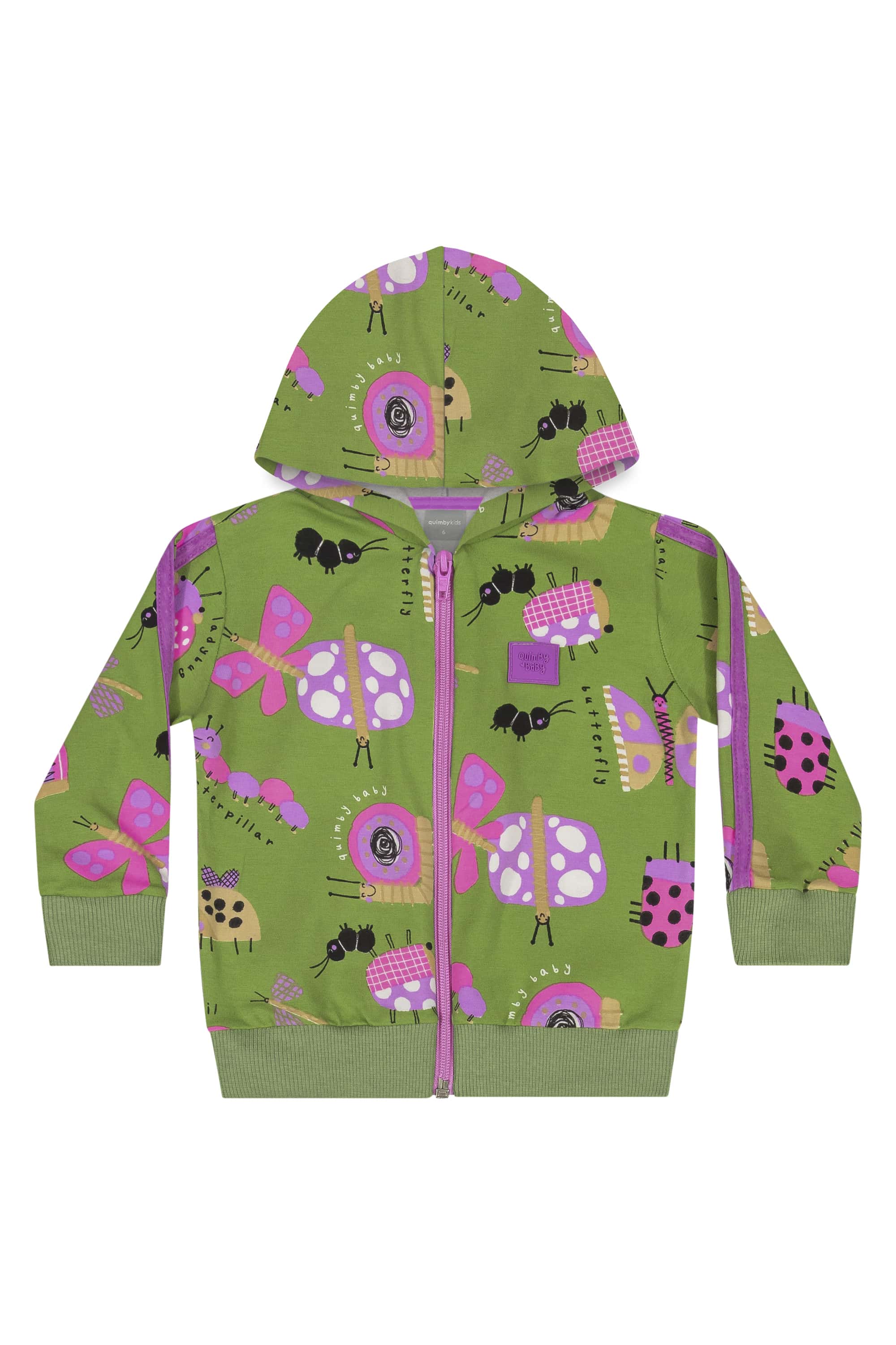 Conjunto Jaqueta e Calça para Bebê Menina (Verde) Quimby - Imagem 2