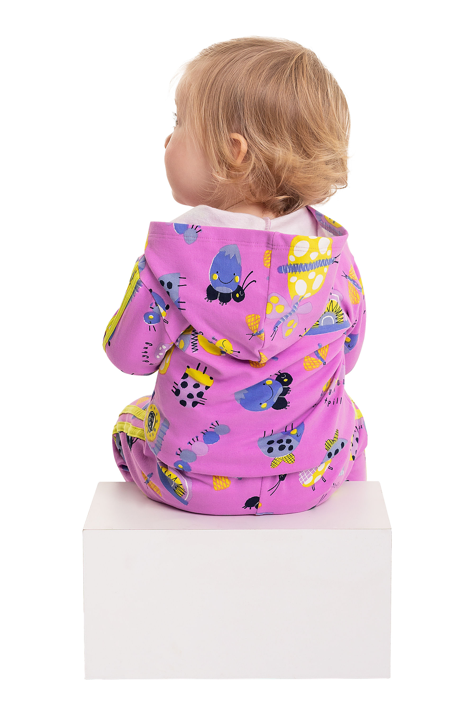 Conjunto Jaqueta e Calça para Bebê Menina (Roxo) Quimby - Imagem 5