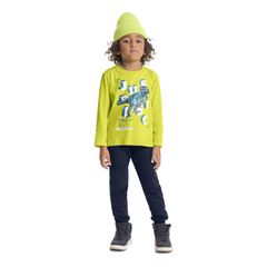 Camiseta-em-Meia-Malha-Infantil-Menino--Verde--Quimby