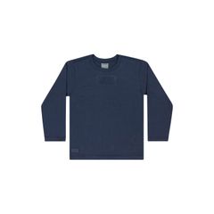 Camiseta-em-Meia-Malha-Infantil-Unissex--Azul-Marinho--Quimby