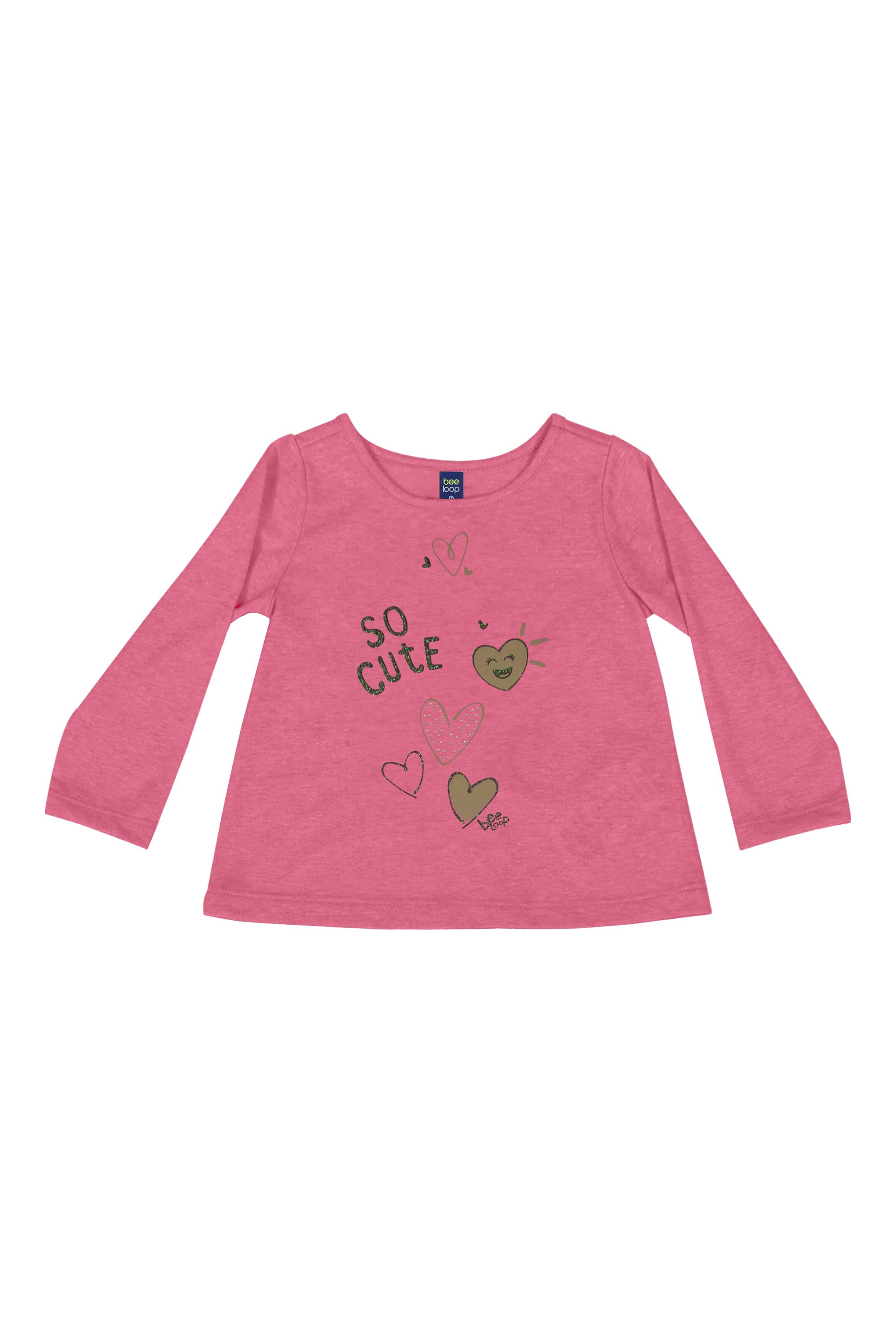 Conjunto Blusa e Legging Bebê Menina (Rosa) Bee Loop - Imagem 2