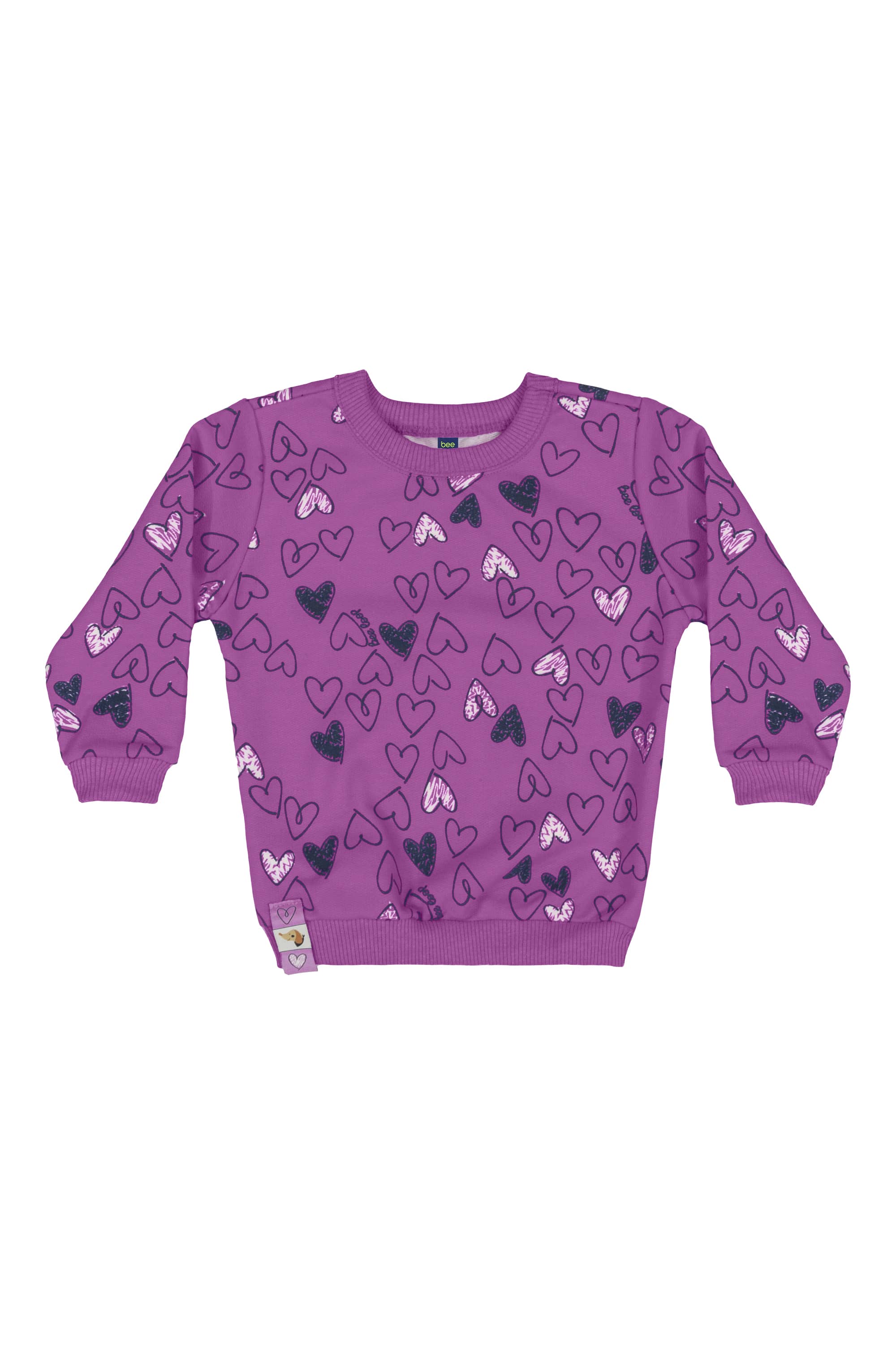 Conjunto Blusão e Calça Bebê Menina (Roxo) Bee Loop - Imagem 3