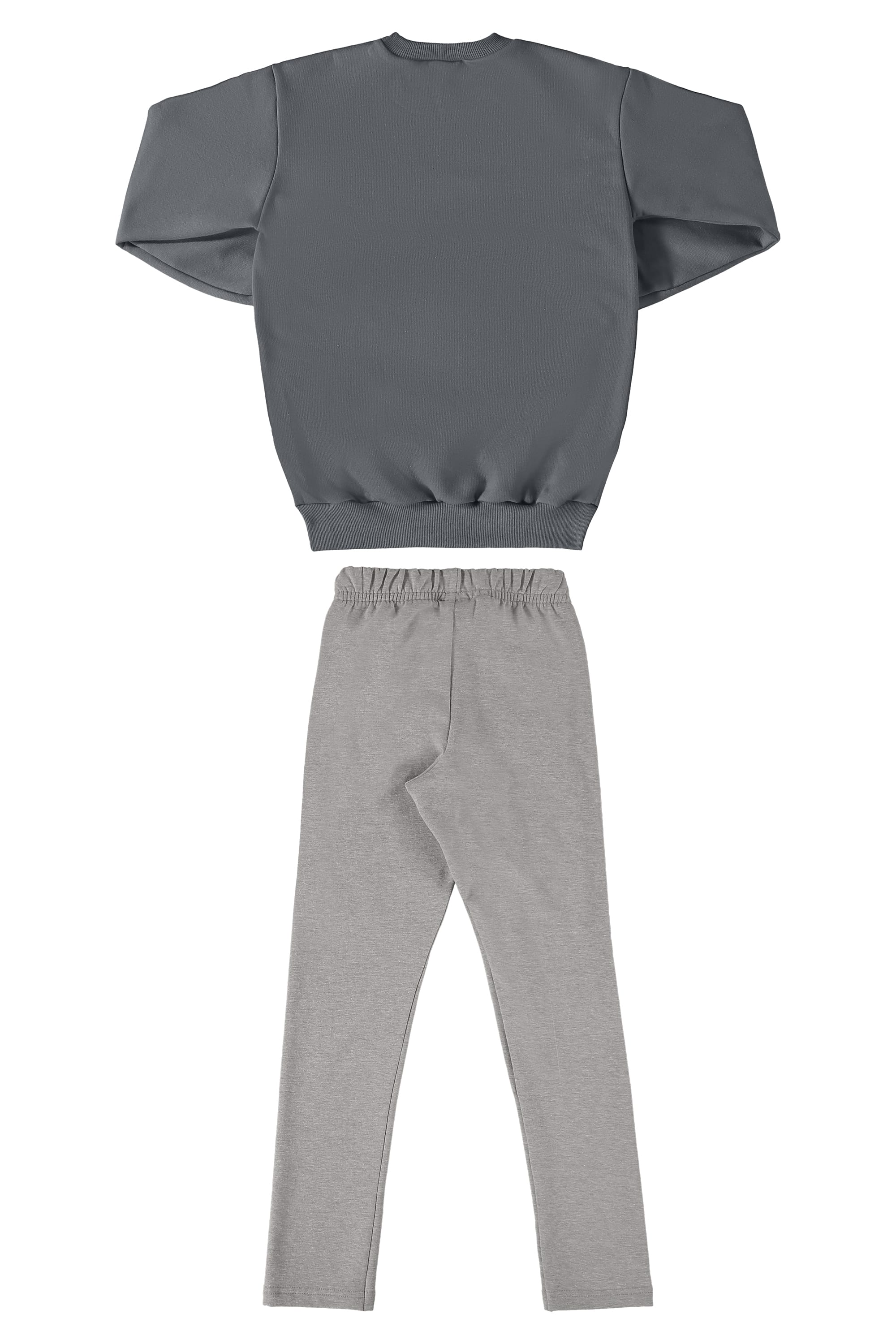 Conjunto Blusão e Legging Juvenil (Cinza Escuro) Gloss - Imagem 3