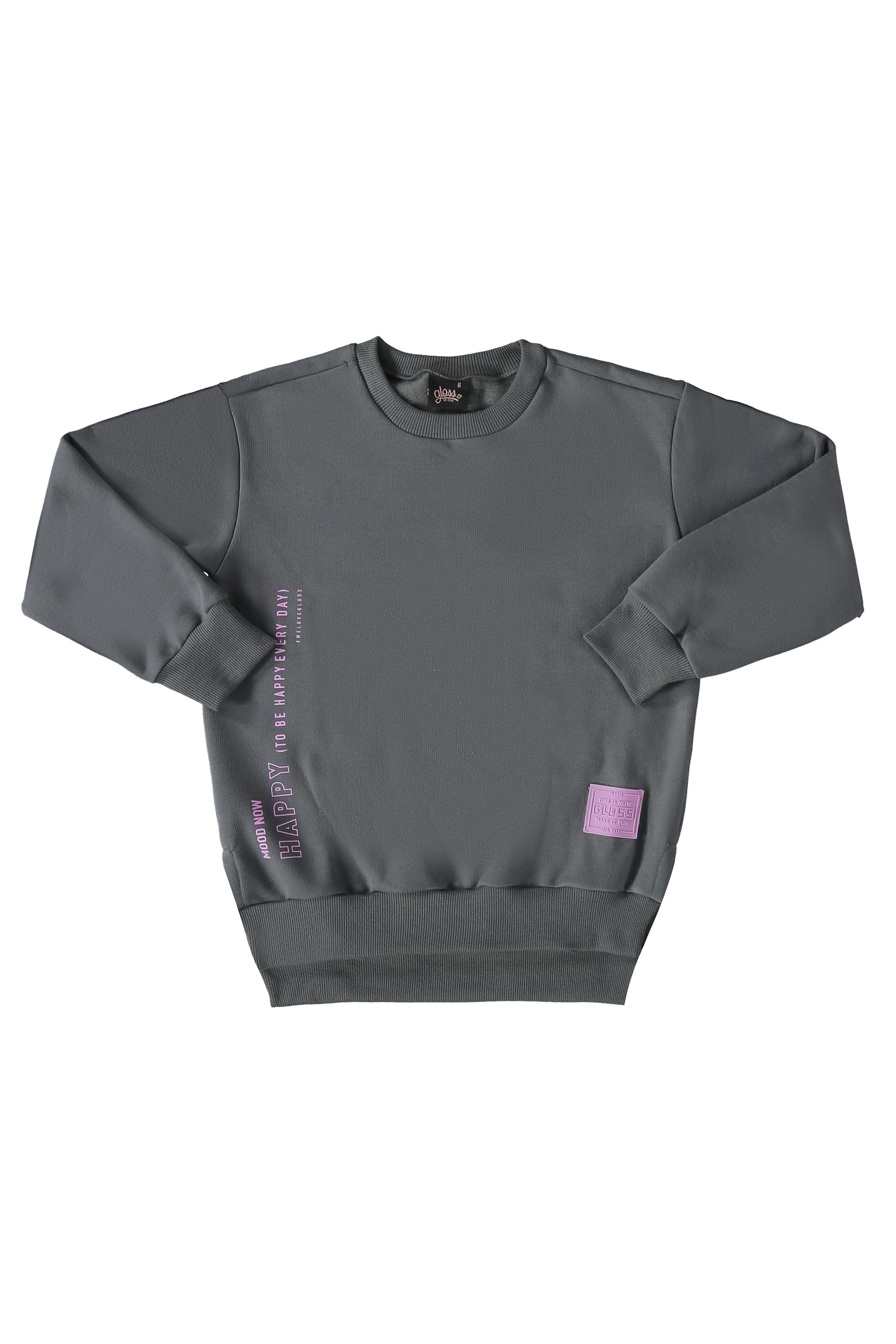 Conjunto Blusão e Legging Juvenil (Cinza Escuro) Gloss - Imagem 4