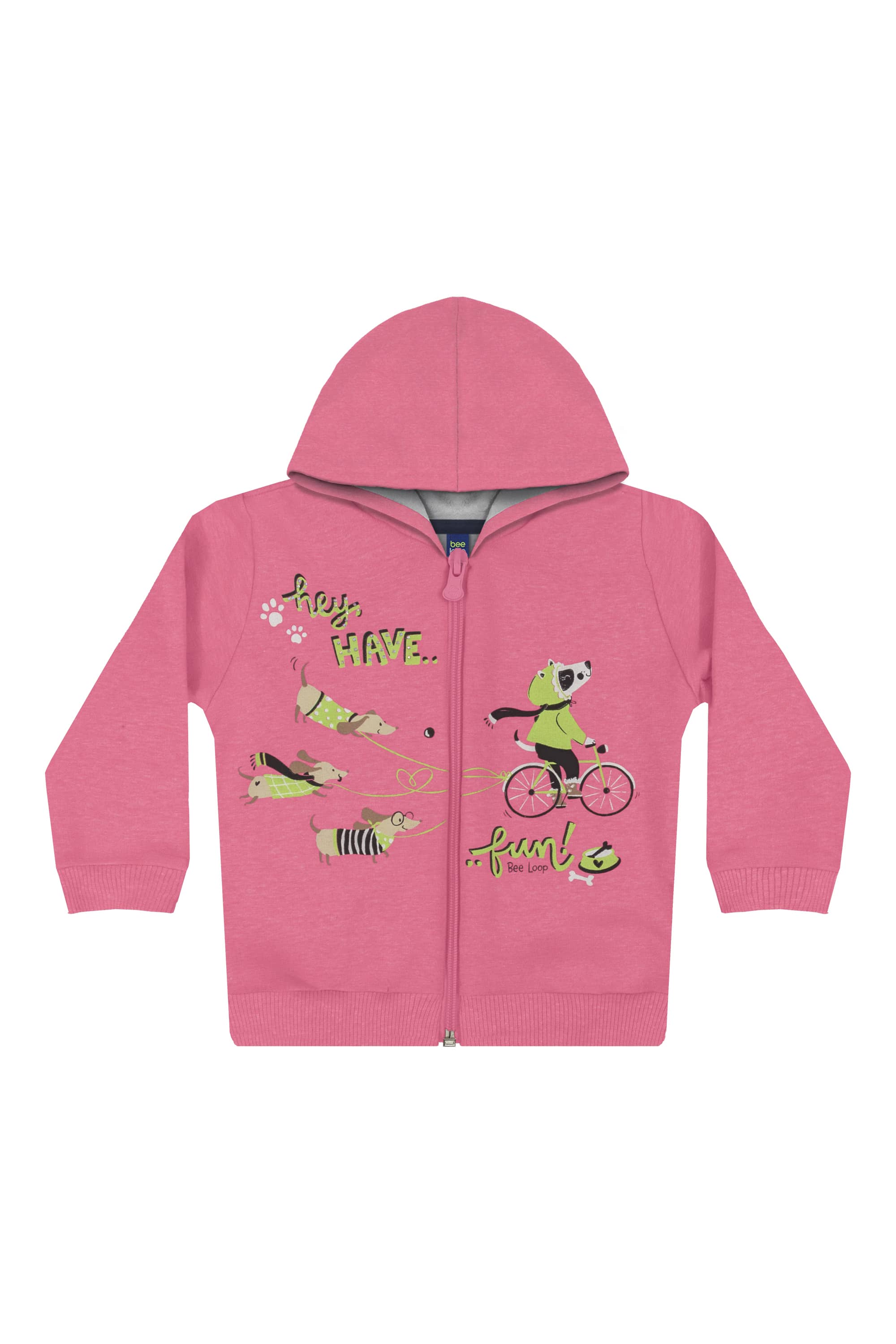 Conjunto Jaqueta e Calça Bebê Menina (Rosa) Bee Loop - Imagem 3