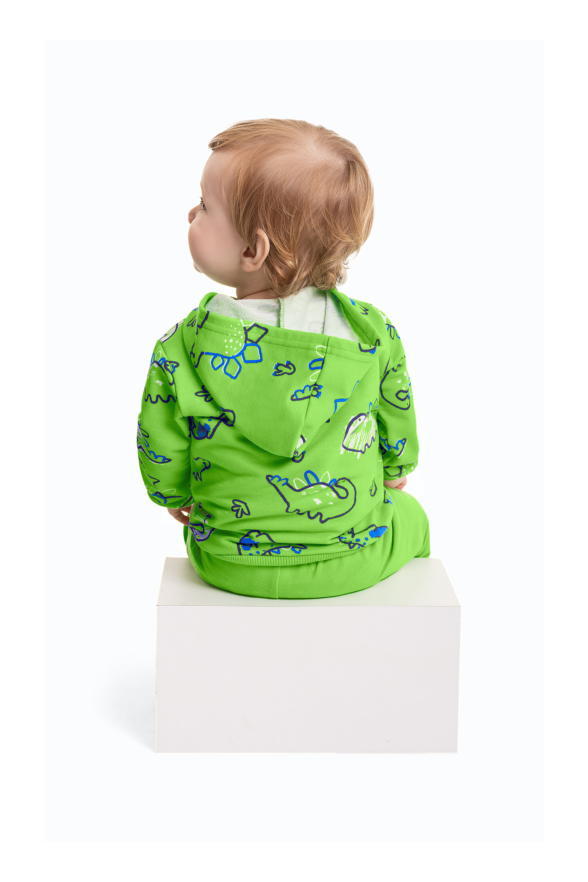 Conjunto Jaqueta e Calça Bebê Menino (Verde) Bee Loop - Imagem 5