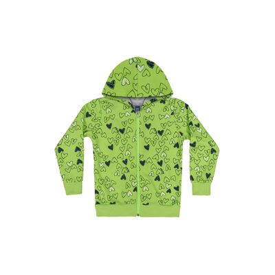 Jaqueta em Moletom Infantil Menina (Verde) Bee Loop