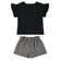 Conjunto-Infantil-Fashion-Outfit-com-Blusa-e-Shorts--Preto--Quimby