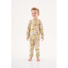 Pijama-em-Suedine-Unissex-Infantil--Bege--Up-Baby