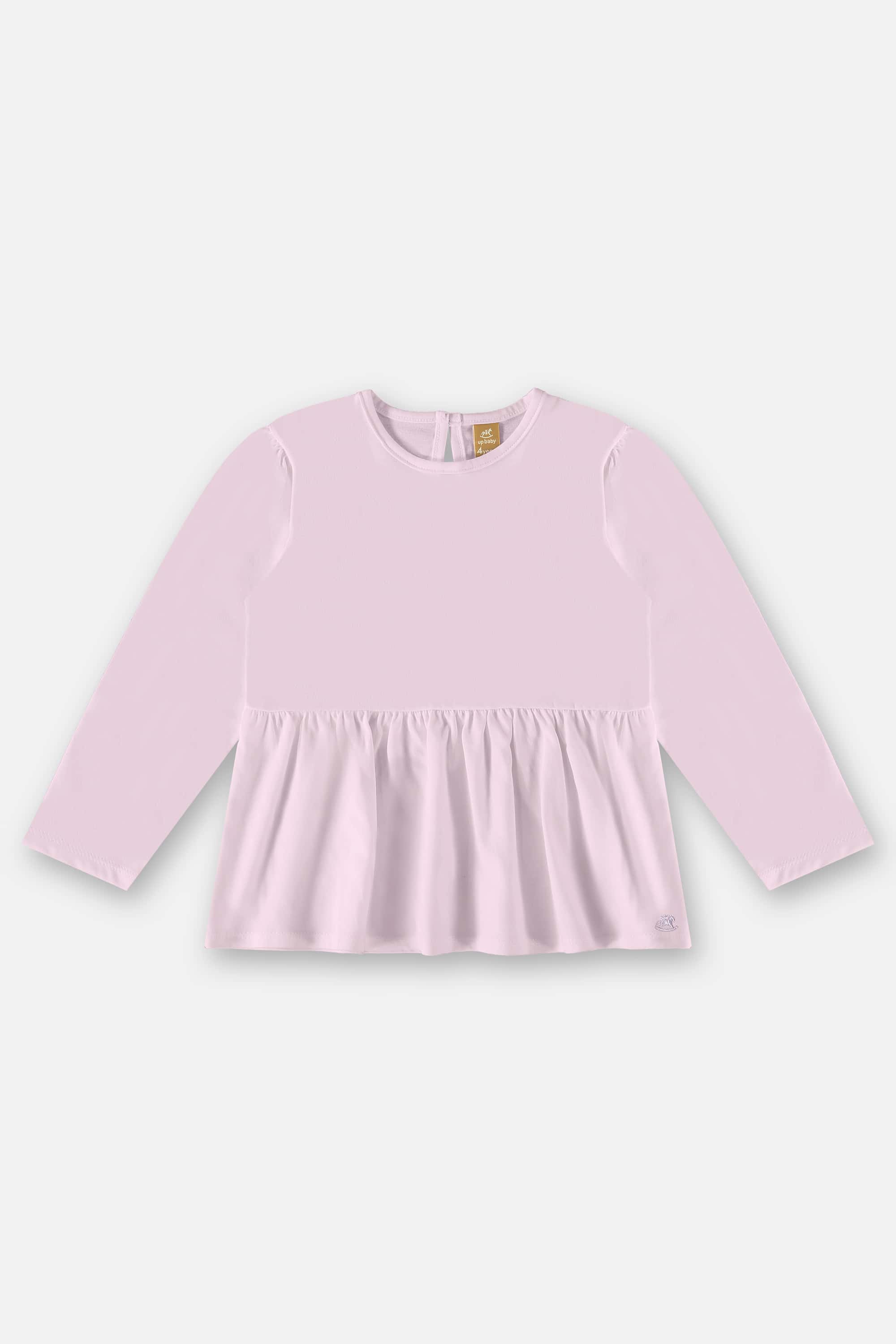 Bata Manga Longa Infantil Menina (Roxo) Up Baby