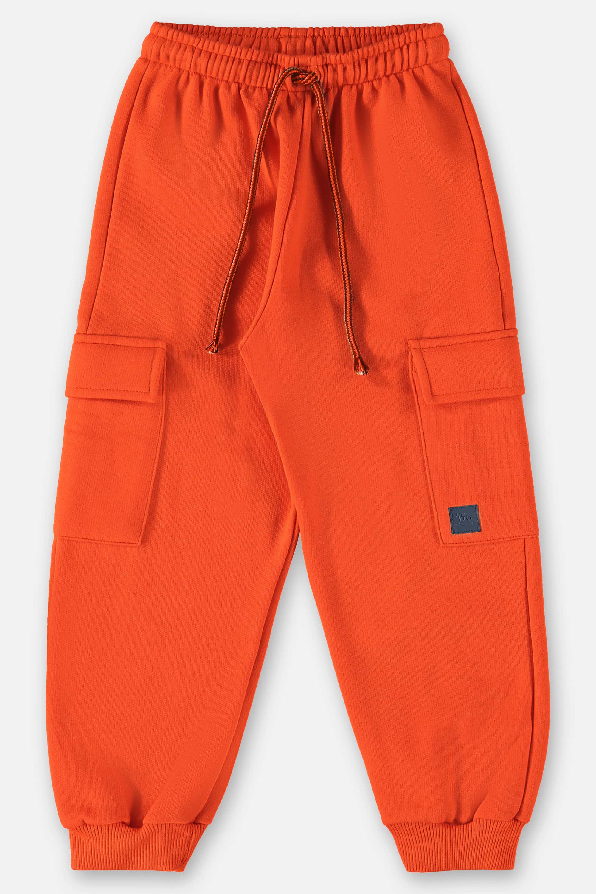 Calça em Moletom Peluciado Infantil Menino (Laranja) Up Baby