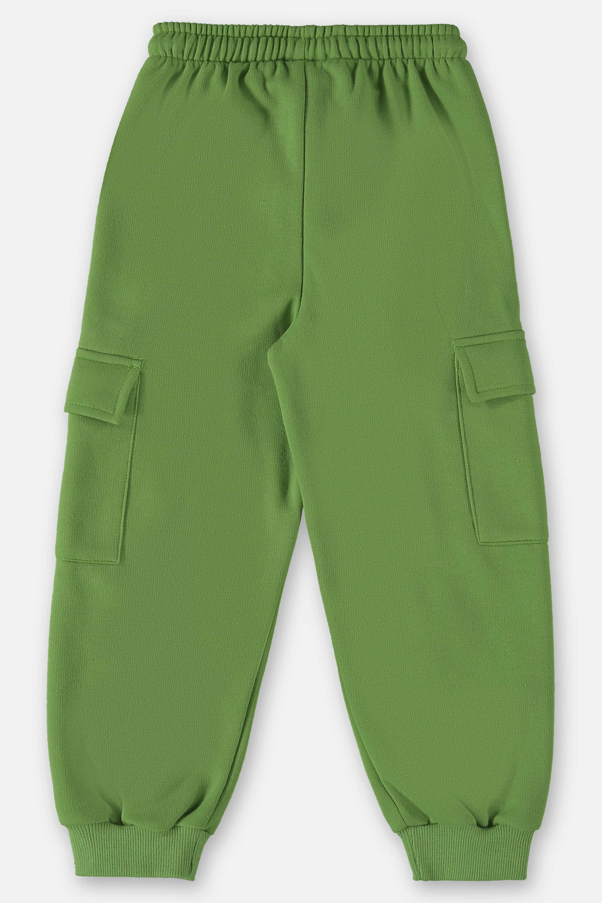 Calça em Moletom Peluciado Infantil Menino (Verde) Up Baby - Imagem 2