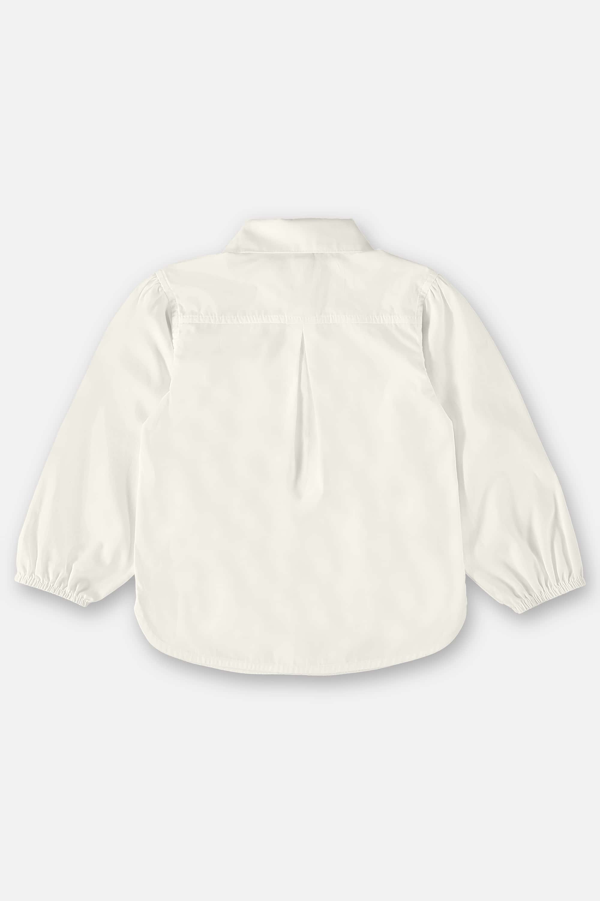 Camisa Manga Longa Infantil Menina (Off White) Up Baby - Imagem 3