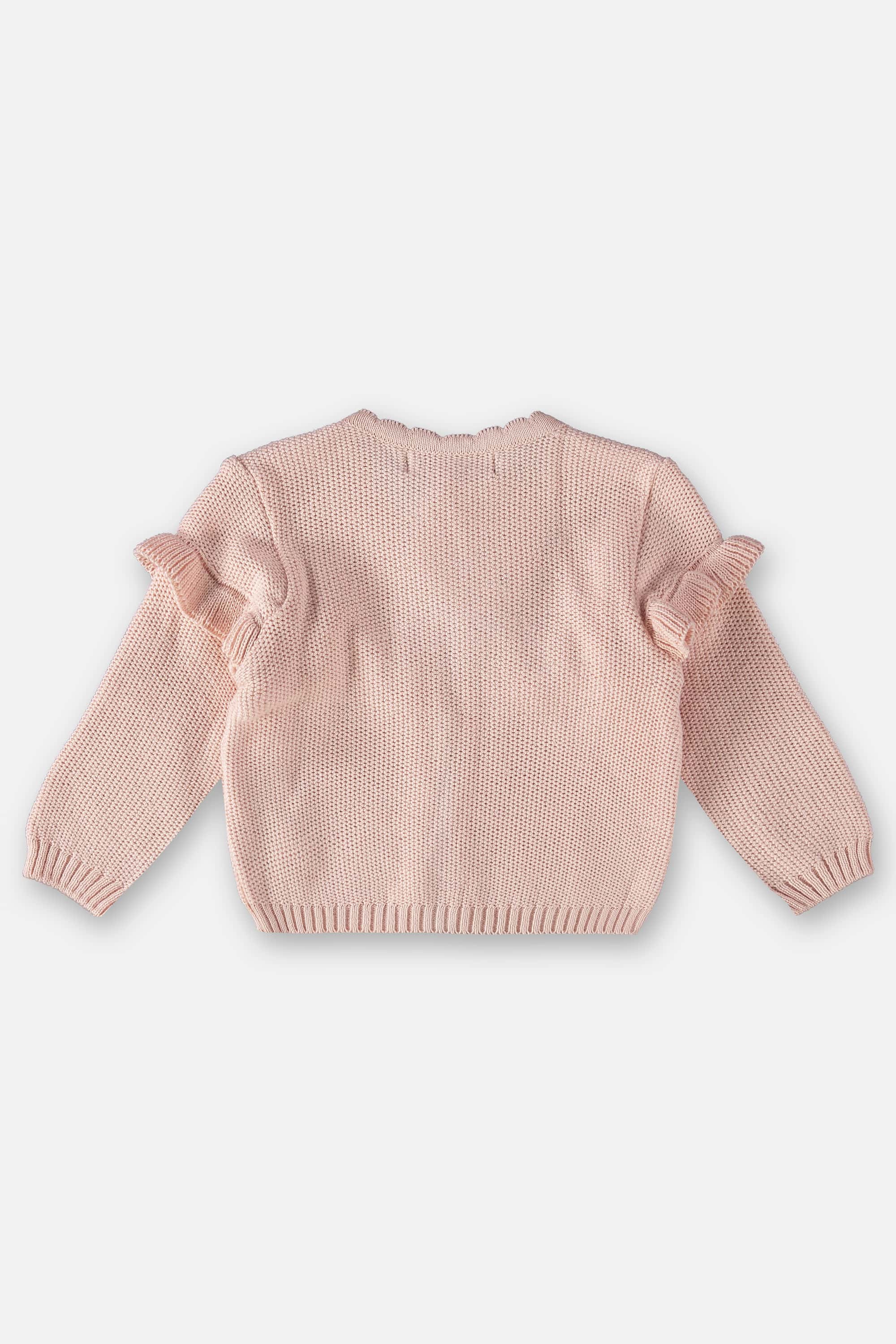 Casaco Cardigan em Tricô para Bebê Menina (Rosa) Up Baby - Imagem 2