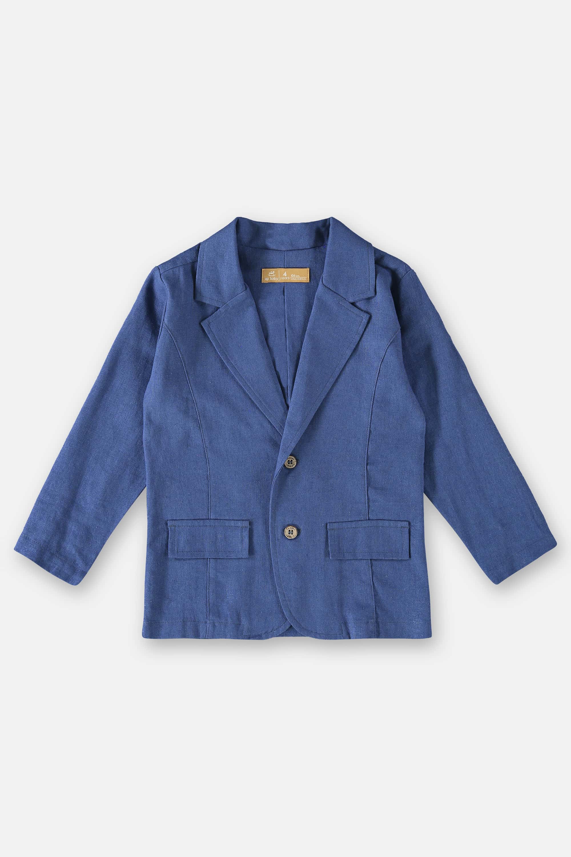 Blazer em Linho Infantil Menino (Azul) Up Baby - Imagem 2