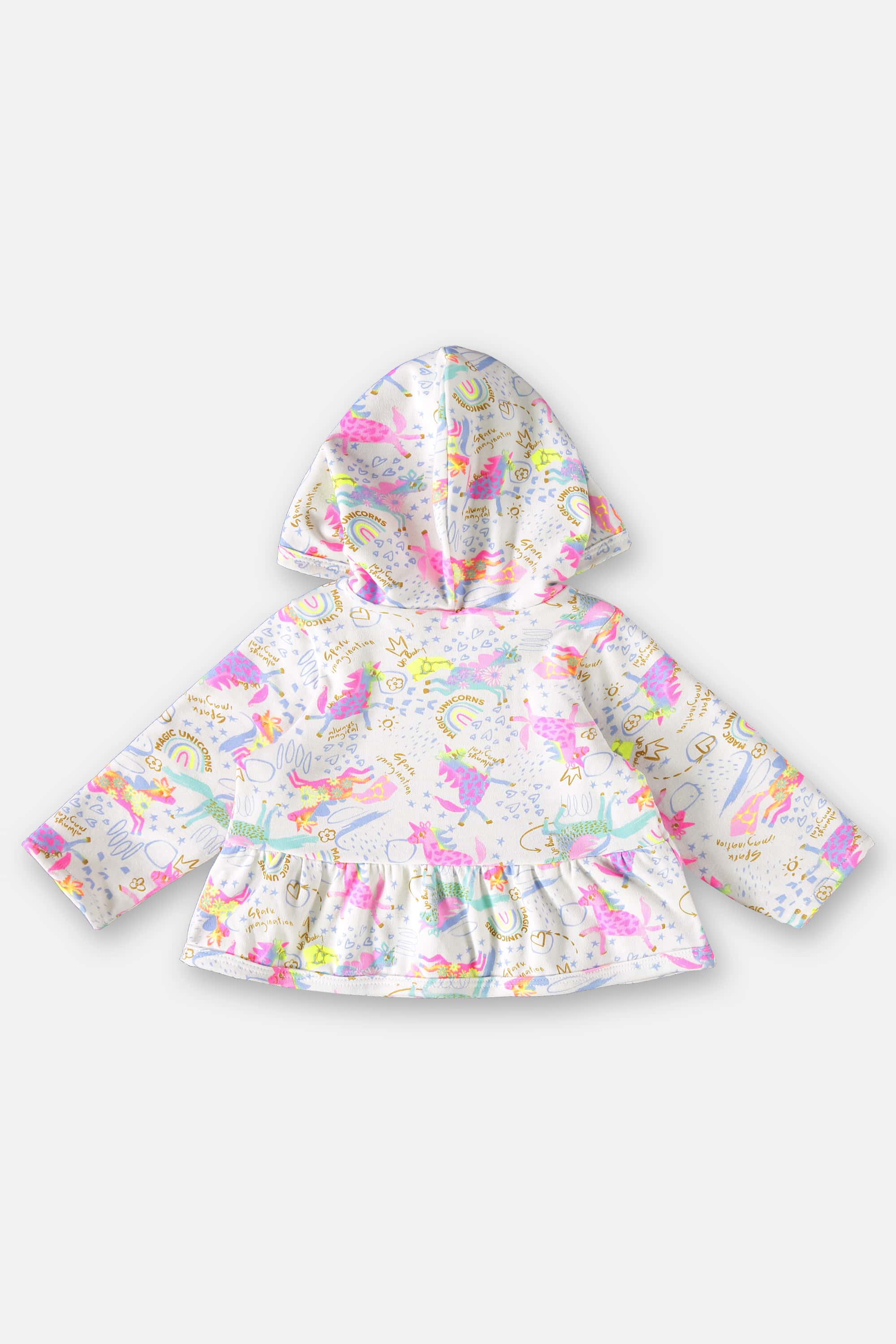 Conjunto Casaco e Calça em Suedine para Bebê Menina (Branco) Up Baby - Imagem 6
