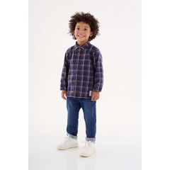 Camisa-Xadrez-Infantil-Menino--Azul--Up-Baby