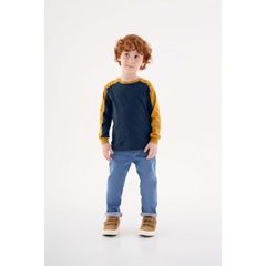 Camiseta-Raglan-Infantil-para-Meninos--Azul--Up-Baby