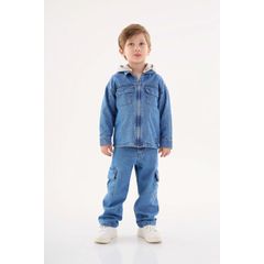 Jaqueta-Jeans-Infantil-para-Menino--Azul--Up-Baby