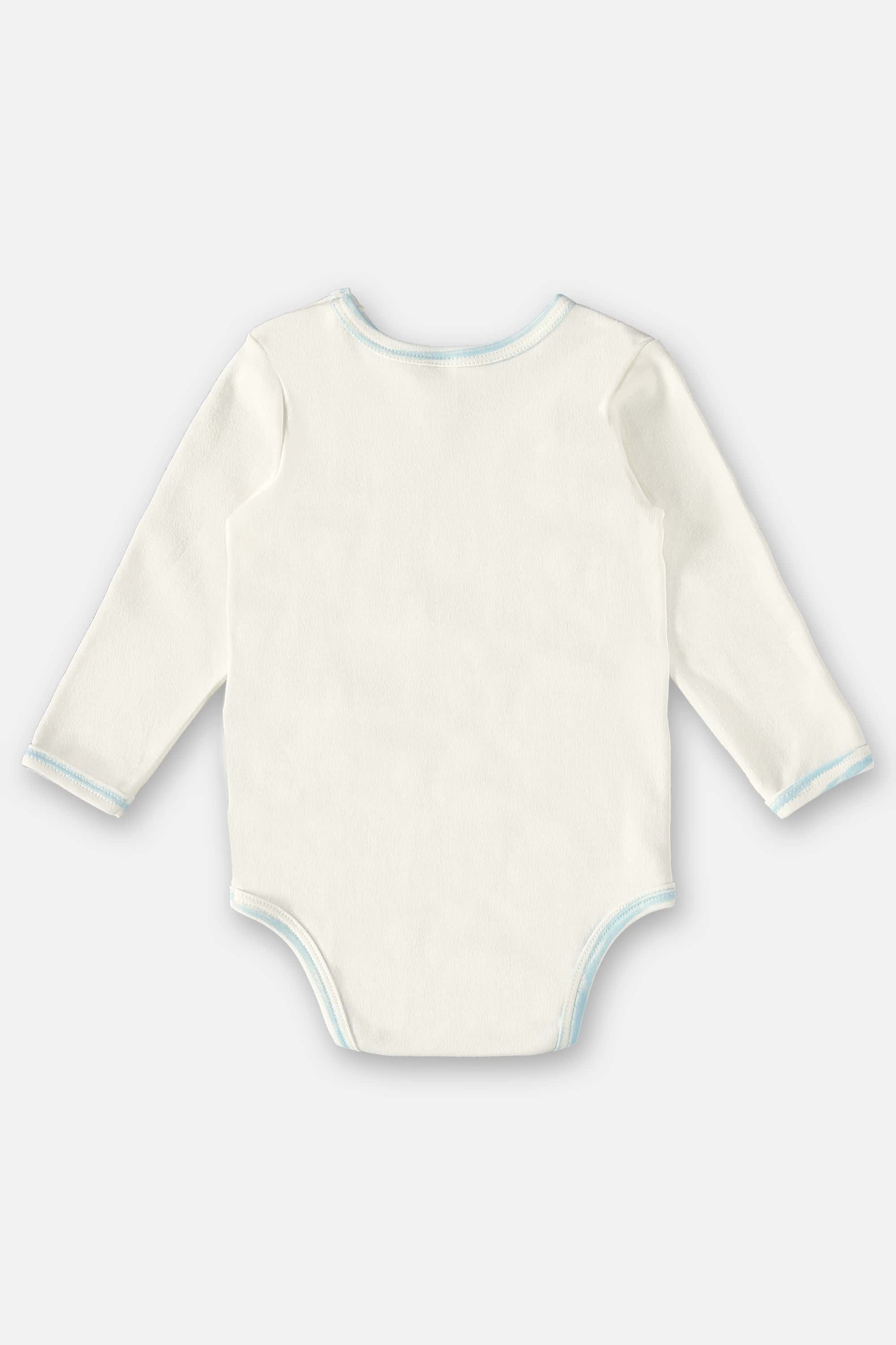 Conjunto Body e Calça Comfy para Bebê Menino (Off White) Up Baby - Imagem 6
